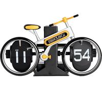 Horloge de Bureau Bicyclette Décor Vintage Horloge de Table Mécanique Numérique Horloge Tourne Page Vélo Fonctionne sur piles Petite Horloge Idées Cadeaux Choses Cool pour Maison Chambre Bureau
