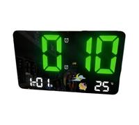 Horloge de bureau contemporaine avec contrôle tactile de la température et du boîtier pour utilisation Hosuehold Horloge numérique avec affichage de la température