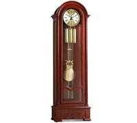 Horloge de bureau mécanique en bois massif avec mouvement Hermler allemand, 8 boucles musicales, décoration d'intérieur créative de style européen pour le salon