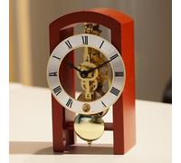 Horloge de bureau Rouge Mouvement Squelette - Hermle Modèle : 23015-360721