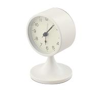 Horloge de bureau vintage pour enfants, fonctionnement silencieux et caractéristiques lumineuses pour une lecture facile à l'heure la nuit (blanc)