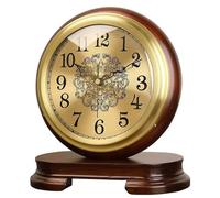 Horloge de bureau vintage silencieuse pour la maison et le bureau, horloge de table rétro pour cheminée, salon, chambre, étude et décoration de ferme