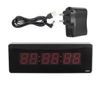 Horloge de Calendrier Accueil led Wall Clock Horloge Numérique Murale Digital Murale de la Température de l'horloge avec Décoration Eu Plug 110-240V (36*13*3cm-Heure + minute + seconde)