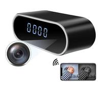 Horloge de caméra cachée 1080p, haute définition Caméra espion WiFi sans fil avec vision nocturne et détective de mouvement ad[1523]