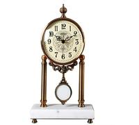 Horloge de cheminée de Style européen Antique, silencieuse et décorative, avec Pendule oscillant, idéale pour Le Salon, la Cuisine, Le Bureau et la Maison