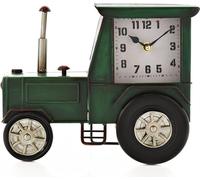 Horloge de cheminée Hometime - Tracteur vert foncé WD2079 (Taille unique) (Vert)