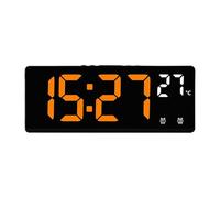 Horloge de chevet cool gadgets affichage de la température aide au sommeil | Alarme Snooze Horloge de bureau numérique pour table de chevet, bureau, table, étagère, enfants, adultes, dormeurs lourds