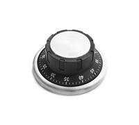Lacor Minuteur de cuisine 60803 magnétique, acier inoxydable, noir