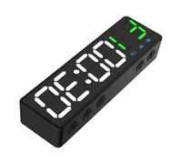 Horloge de fitness portable attrayante avec 8 modes d'entraînement professionnels pour les entraînements HIIT Tabata Grand écran LED Longue durée de vie de la batterie Horloge à piles