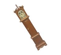 Horloge de grand-père nostalgique pour maisons de poupées miniatures, idéale pour les collectionneurs d'art et le style d'intérieur classique