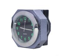 Horloge de guidon de moto en alliage d'aluminium étanche IPX7 à quartz lumineux pour tableau de bord de moto 3,3 cm compatible avec barres de 22 à 28 mm résistant aux intempéries Design élégant (blanc