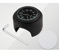 Horloge de Guidon de Moto Imperméable avec Clé, Montre Lumineuse pour Vélo