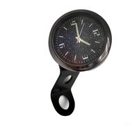 Horloge de guidon de moto résistante aux intempéries et aux chocs - Montre à quartz précise en métal ABS - Montage simple - Compatible avec les motos