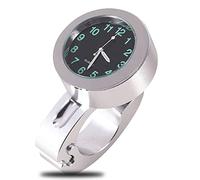 Horloge de guidon de moto universelle étanche en aluminium pour la plupart des motos/Cruiser/Chopper/Custom avec 2,2 cm