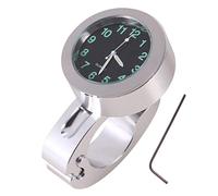 Horloge de Guidon Moto étanche Montre pour la Plupart des Motos croiseurs Chopper Custom avec 7 8 Pouces Electrique Adulte