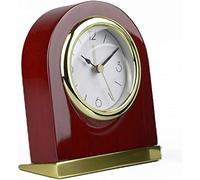 Horloge de Manteau en Bois Massif, Horloge du Manteau silencieuse avec des horloges de Manteau Lumineuses de Nuit fonctionnelles pour décoration de salon-10 * 4,4 * 12,2 cm,A