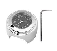 Horloge de Moto, Mini Horloge Accessoires de Moto Horloge de Moto, Horloge de Mm Horloge de Guidon de Moto Universelle Support en Métal Poignée Barre Cadran Montre