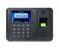 Horloge de Pointage, Machine biométrique de présence d'empreintes digitales USB, écran LCD TFT 2.8 pouces, logiciel gratuit, mot passe, lecteur d'enregistrement for les employés