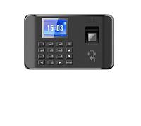 Horloge de Pointage, Machine biométrique intelligente de présence par empreinte digitale, mot passe, horloge, enregistreur d'enregistrement des employés, écran LCD 2.4 pouces(With U disk)