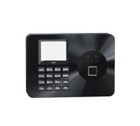 Horloge de pointage, reconnaissance e 2,4 pouces/empreintes digitales/mot passe, système machine biométrique présence, clavier d'employé, enregistreur d'horloge électrique , Sans papier et économique