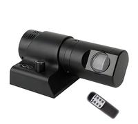 Horloge de projection pour chambre à coucher, projection murale au plafond, horloge projecteur avec télécommande, horloge pour chambre et salon, noir