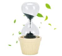 Horloge de Sable, sablier magnétique pour décoration de Bureau, Ornement de Sable esthétique avec diffuseur d'huile de Parfum pour la Gestion du Temps Cuisine Enseignement Méditation, Cuisine