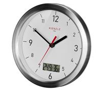 Horloge de salle de bain - KIENZLE - DCF - Affichage numérique - Thermomètre-hygromètre - Étanche