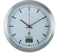 Horloge murale Renkforce E1003R radiopiloté(e) 17 cm x 6 cm argent pour salle de bain / pièce humide