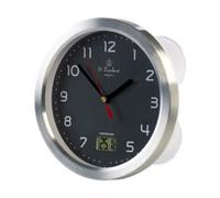 Horloge de salle de bains étanche avec thermomètre LCD St. Leonhard