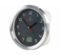 Horloge de salle de bains étanche radio-pilotée avec thermomètre-hygromètre St. Leonhard