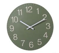 Horloge de salon avec police de jardin - Lumière de luxe créative - Effet 3D unique - Pour intérieur et extérieur - Gris
