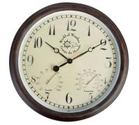Horloge de station avec thermo-hygromètre 30,5cm TF008 Esschert Design