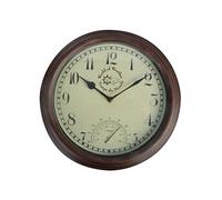 Horloge de station murale avec thermomètre 30,5 cm TF007