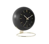 Karlsson Horloge de table Globe KA5832BK Armando Breeveld Noir/Doré Mouvement silencieux