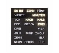 Out of the blue Montre avec Affichage Mot Allemand env. 20 x 20 cm en Plastique