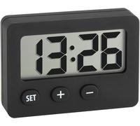 TFA-Dostmann 60.2013.01 Horloge numérique Rectangle Noir