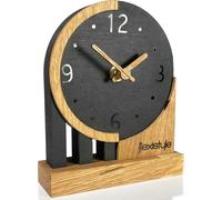 Horloge de table Chêne noir Flexistyle zs4, 16cm