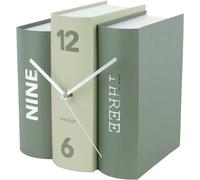 Horloge de table Karlsson Book Vert 20x20x15 cm