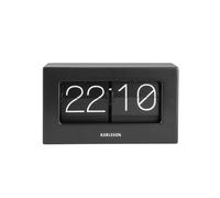 Horloge de table Karlsson Boxed Flip Noir 20,5x11,5x7 cm