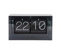 Horloge de table Karlsson Boxed Flip Noir 7,1x11,7 cm