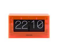 Horloge de table Karlsson Boxed Flip Orange 7,1x11,7 cm