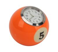 Horloge de Table, Réveil d'Horloge Décorative en Résine de Résine de Forme de Bille de Table Billard Billard Bille pour Barre des Camping-Cars