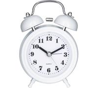 Horloge de table, réveil, O 8,5 cm, argenté