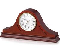 Horloge de table VEVOR Vintage, 335x60x164 mm, horloge de cheminée classique en MDF avec mouvement à quartz intégré, pour le salon, la chambre à coucher, la décoration de la maison et les cadeaux (fin