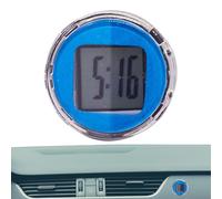 Horloge de tableau de bord de voiture - Horloge numérique LCD | Reloj para el tablero del automóvil | Horloges numériques autocollants de voiture | Horloges imperméables pour voitures, décoration de