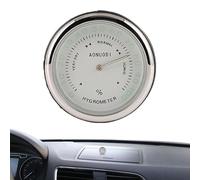 Horloge de tableau de bord de voiture - Thermomètre de voiture avec surface adhésive - Décoration lumineuse pour voiture, bateau, camion, extérieur, maison