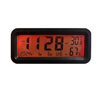 Horloge De Tableau De Bord -Horloge De Tableau De Bord, Petit Moniteur D'humidité LED | De Véhicule À Rétroéclairage Automatique, Pour Camion, Voiture, Scooter, Berline, Pic