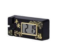 Horloge de tableau de bord pour voiture, décoration horloge numérique pour moto, fournitures pour l'intérieur de véhicules avec motifs imprimés fins, amélioration esthétique polyvalente pour motos