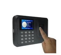 Horloge de temps, batterie de secours SSR biométrique d'empreintes digitales, enregistreur de temps d'assistance, lecteur de doigts électronique pour petites entreprises et bureau (2000 mAh, A_A)