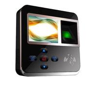 Horloge De Temps D'empreinte Digitale De Mot De Passe De Machine De Présence De Temps De Moniteur De TFT De 2,4 Pouces(Color:Gray)